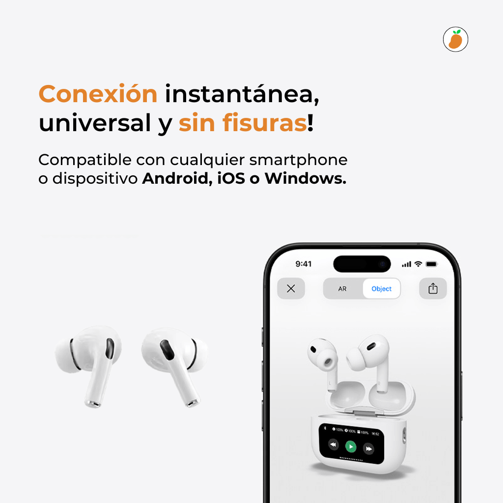 Auricular Bluetooth SmartPod - AirTouch Pro® + Regalos Exclusivos  y Envio Gratís