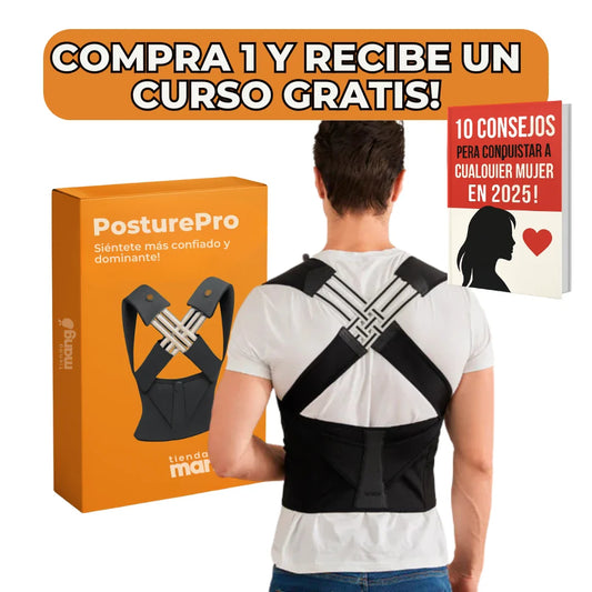 PROMO 2X1 PosturePro® - Corrector Postural Ortopédico Premium + Libro Electrónico de REGALO y Envio Gratís!!