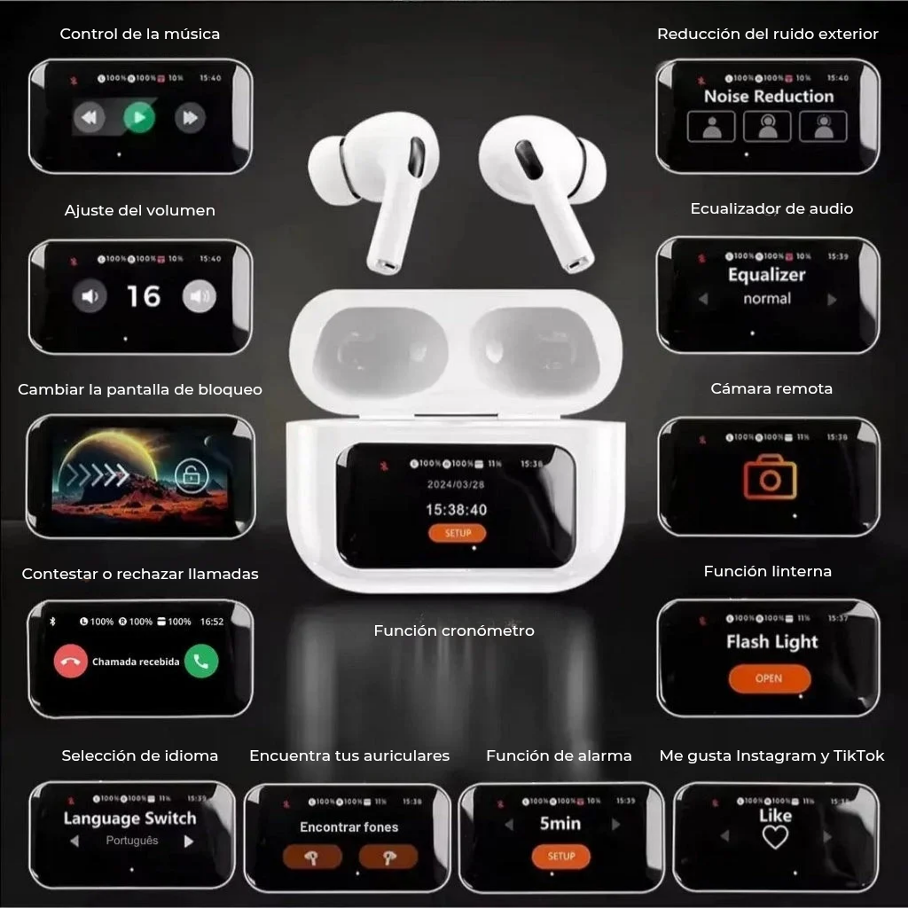 Auricular Bluetooth SmartPod - AirTouch Pro® + Regalos Exclusivos  y Envio Gratís