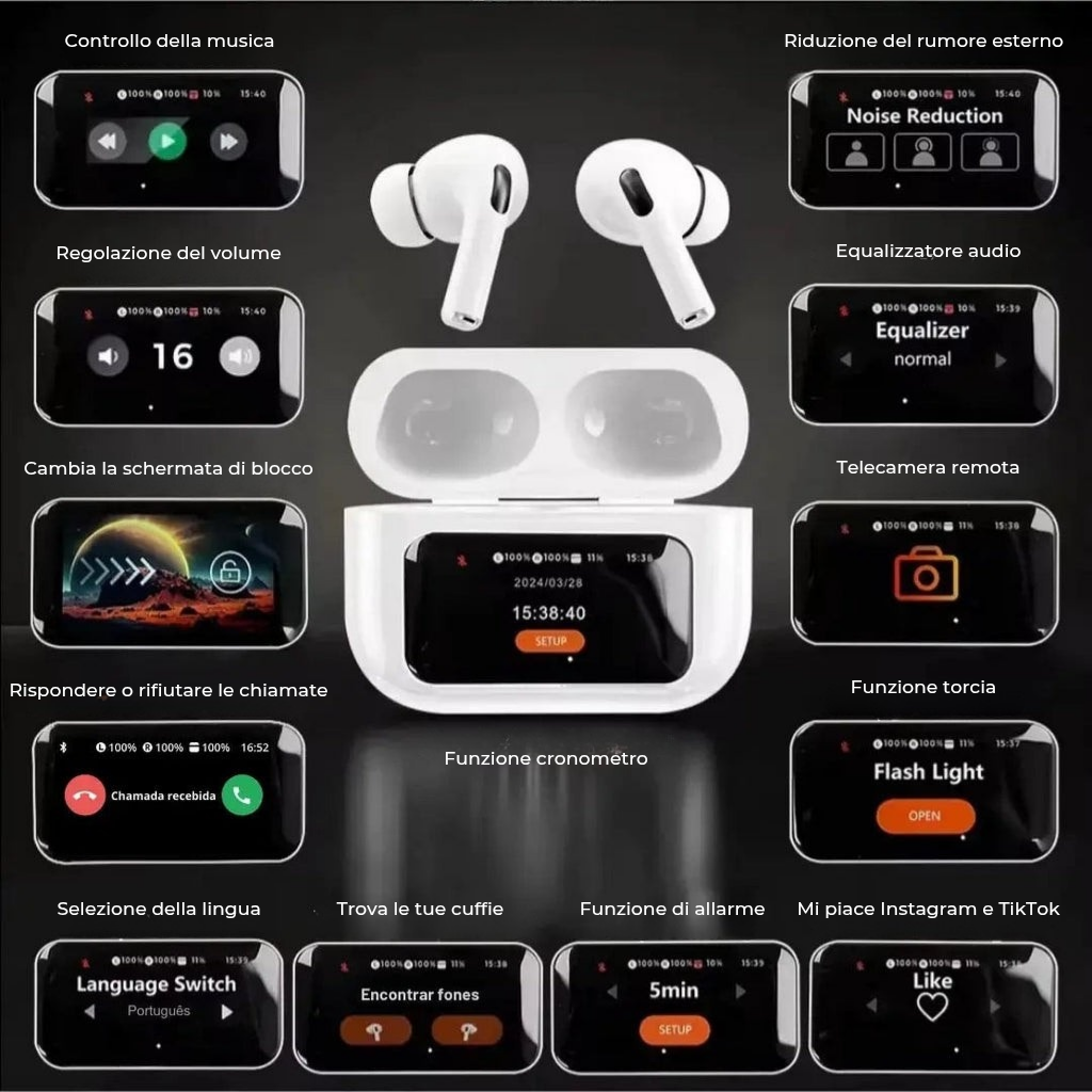 Auricolare Bluetooth SmartPod - AirTouch Pro® + Omaggi Esclusivi e Spedizione Gratuita