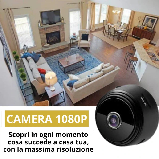 (PRENDI 2, PAGHI 1) Mini Videocamera Invisibile Premium + 1 Anno di Garanzia Esclusiva [1080P ULTRA HD]