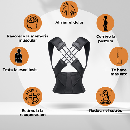 PROMO 2X1 PosturePro® - Corrector Postural Ortopédico Premium + Libro Electrónico de REGALO y Envio Gratís!!