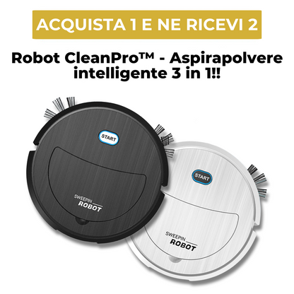 (PROMO 2X1!!!) Robot CleanPro™ - Aspirapolvere intelligente 3 in 1 + Estensione della garanzia di 1 ANNO GRATIS!!